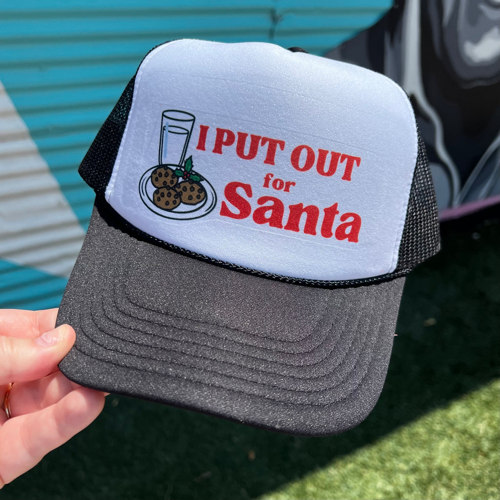 I Put Out For Santa Trucker Cap (Multiple Color Options)