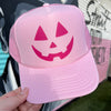 Jack-O-Lantern Trucker Cap (Multiple Color Options)