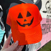 Jack-O-Lantern Trucker Cap (Multiple Color Options)