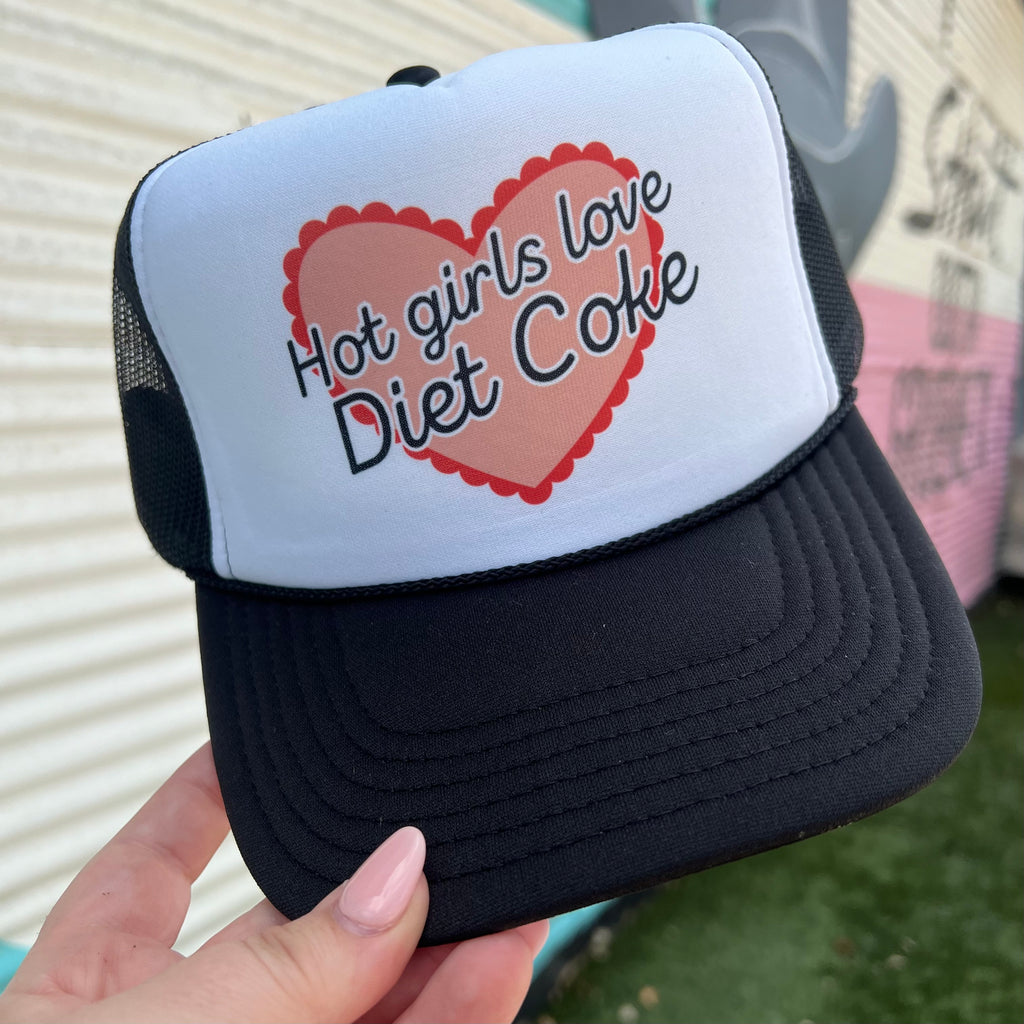 Hot Girls Love Diet Coke Trucker Cap (Multiple Color Options)