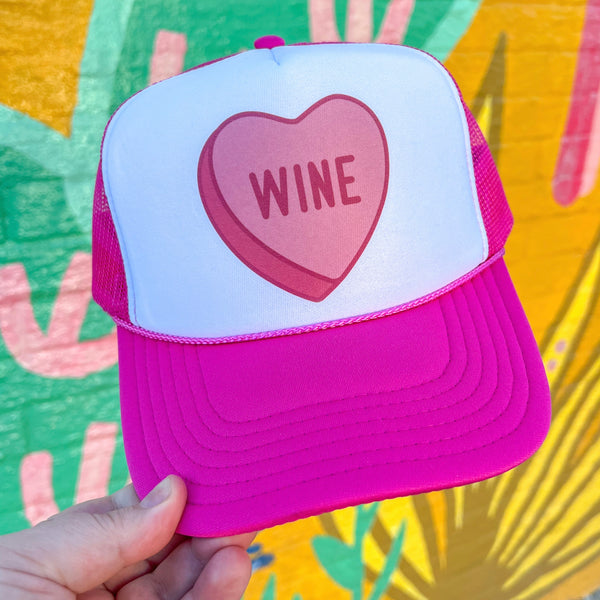 Queso Conversation Heart Trucker Cap (Multiple Color Options) – Turquoise  and Tequila