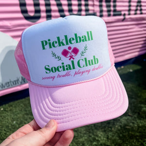 Pickleball Social Club Trucker Cap